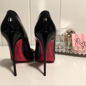 Christian Louboutin Black Patent 120mm So Kate
